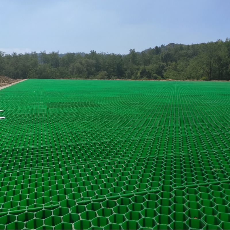 HDPE Driveway Plastic Grass Grid Ground Cell Lawn Parking Lot Soil Stabilizer Lite Gravel Grid Paver