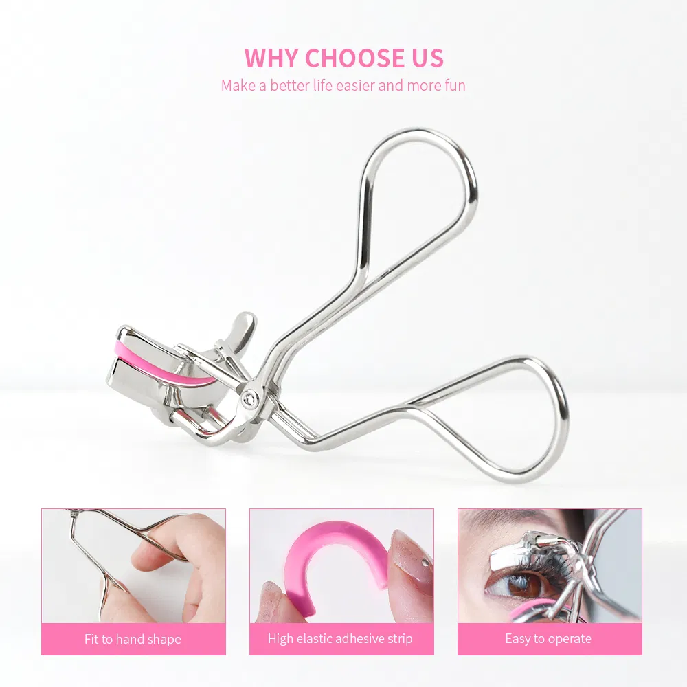 New Design Wholesale Professional Carbon Stainless Steel Makeup Wide-Angle Sun Flower Eyelash Curler