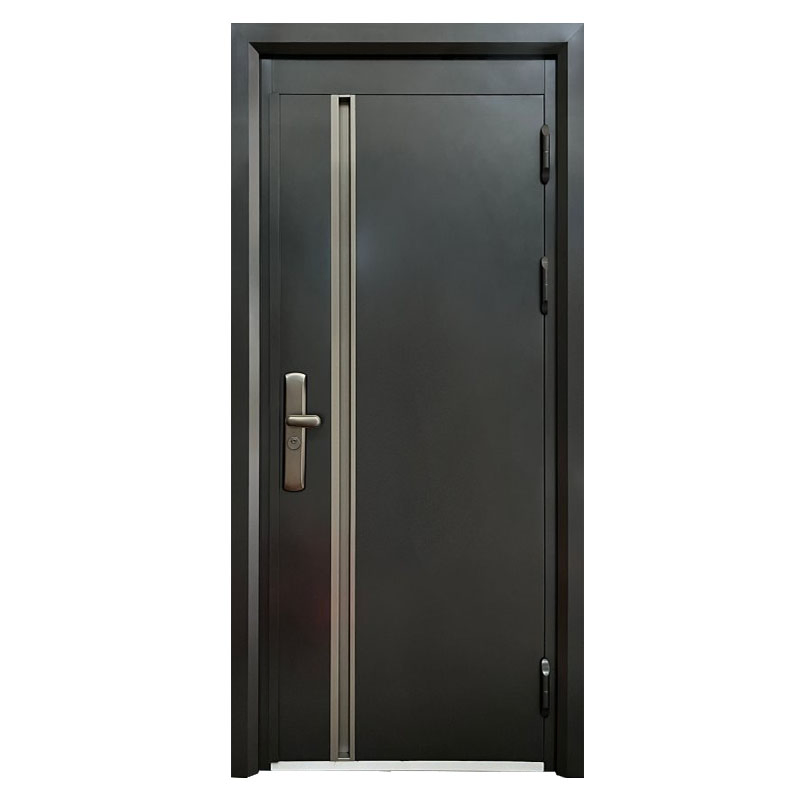 Factory Direct Sale High Quality Custom Various Style Modern Entrance Security Metal Door for Villas House Aluminum Stainless Steel Door