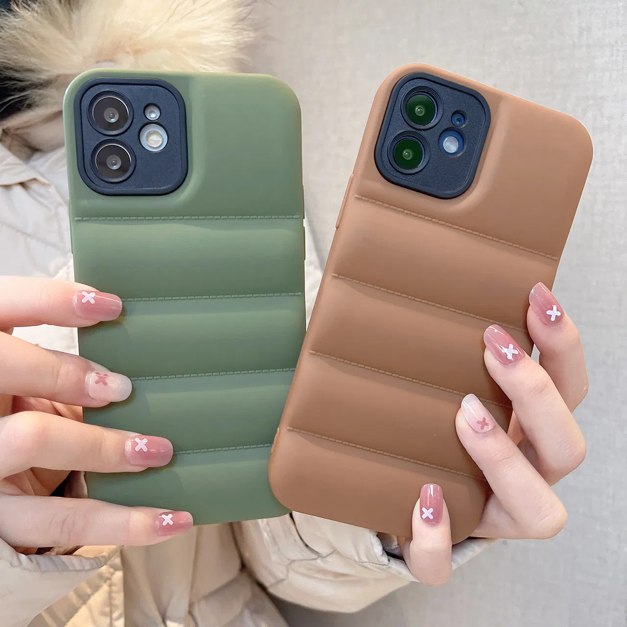 Чехол-пуховик для iPhone 14/13/12/11 Pro Max