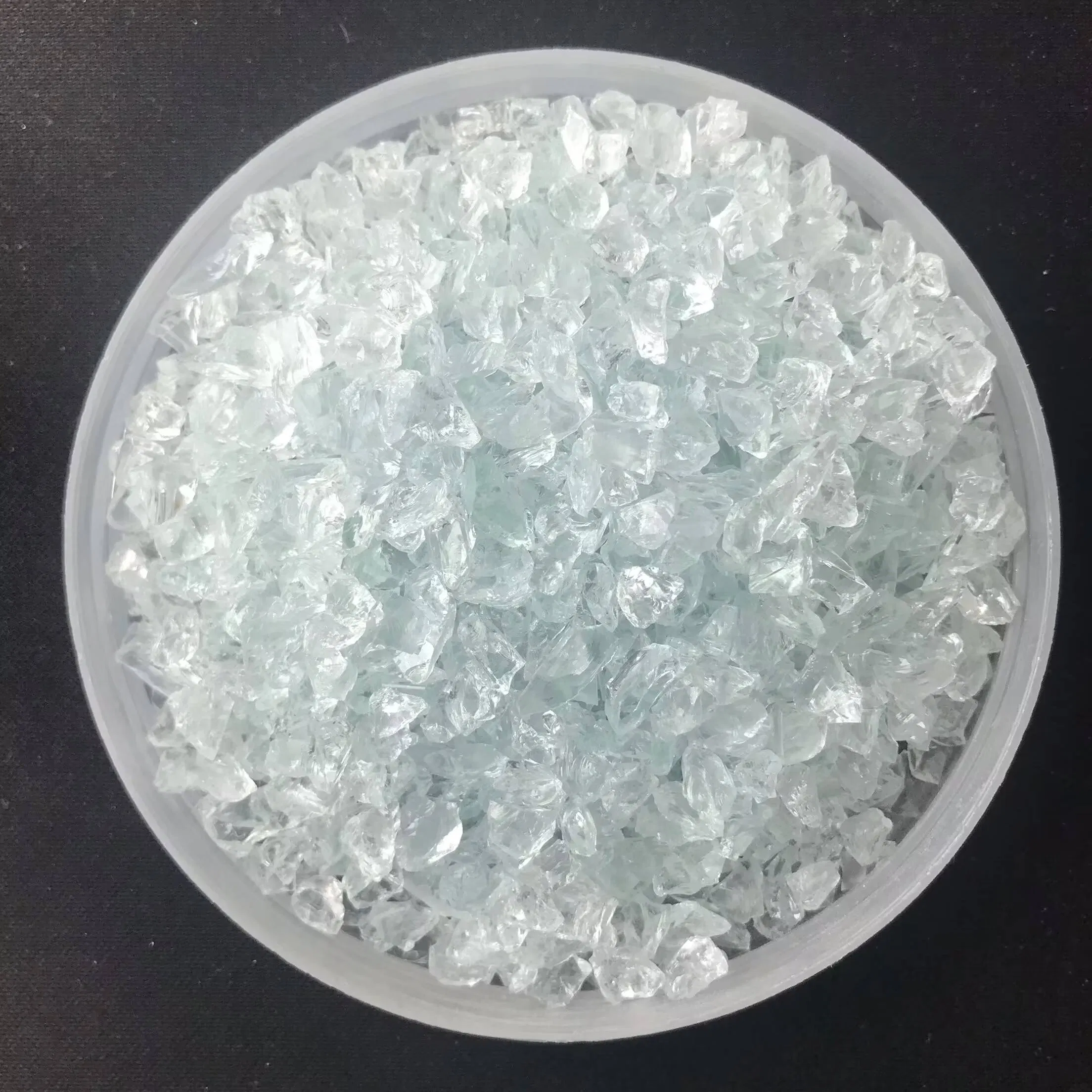 Clear Crushed Glass Sand Factory Price Transparent for Terrazzo Flooring