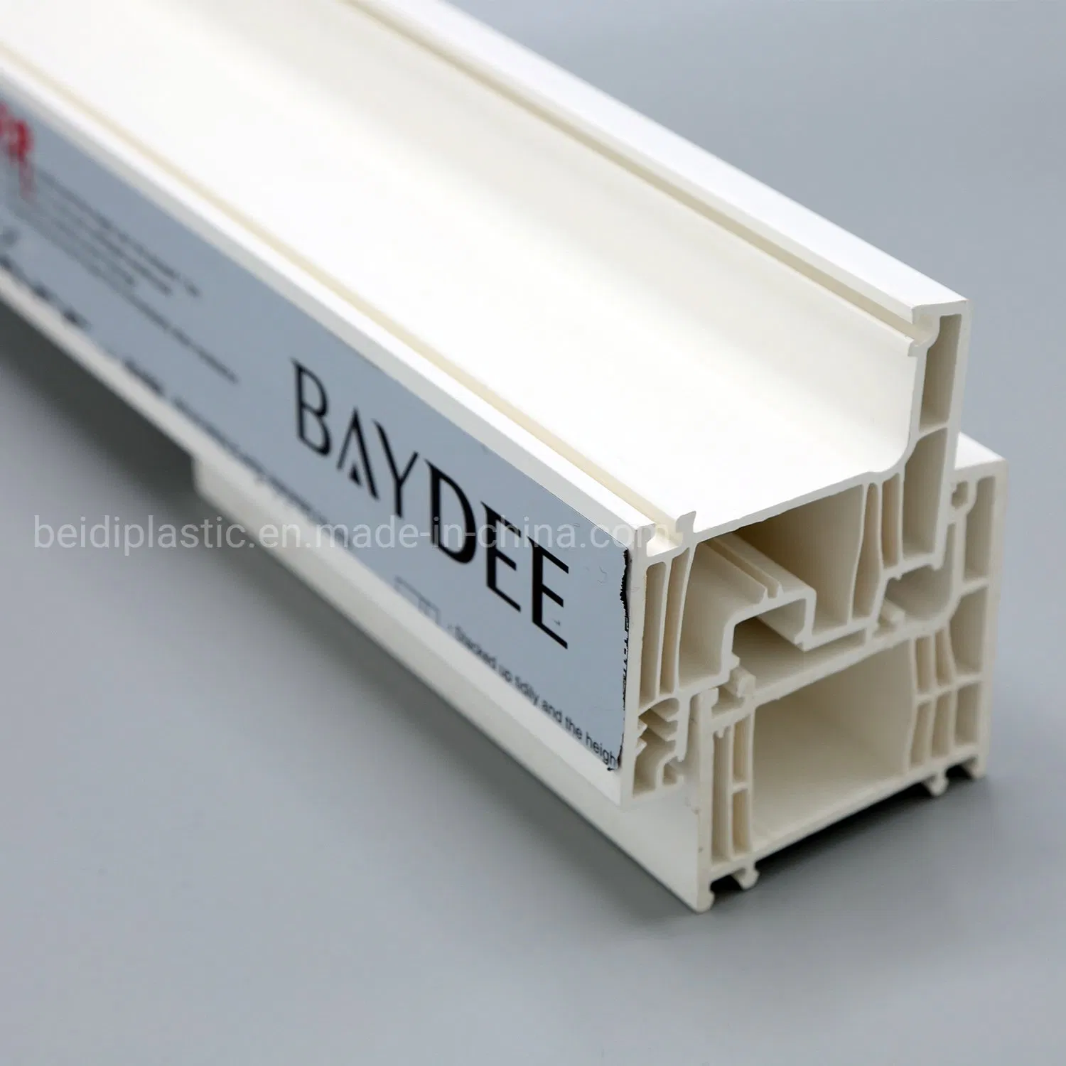 Chinese Top 2 UPVC Building Materials PVC Profiles for UPVC Casement Window and Door German Quality Made by Baydee