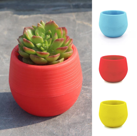 Горшки цветочные мини цветной пластик под заказ