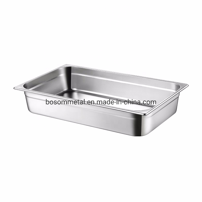 China Made Kitchenware Stainless Steel Gastronorm Food Container Gn Pan