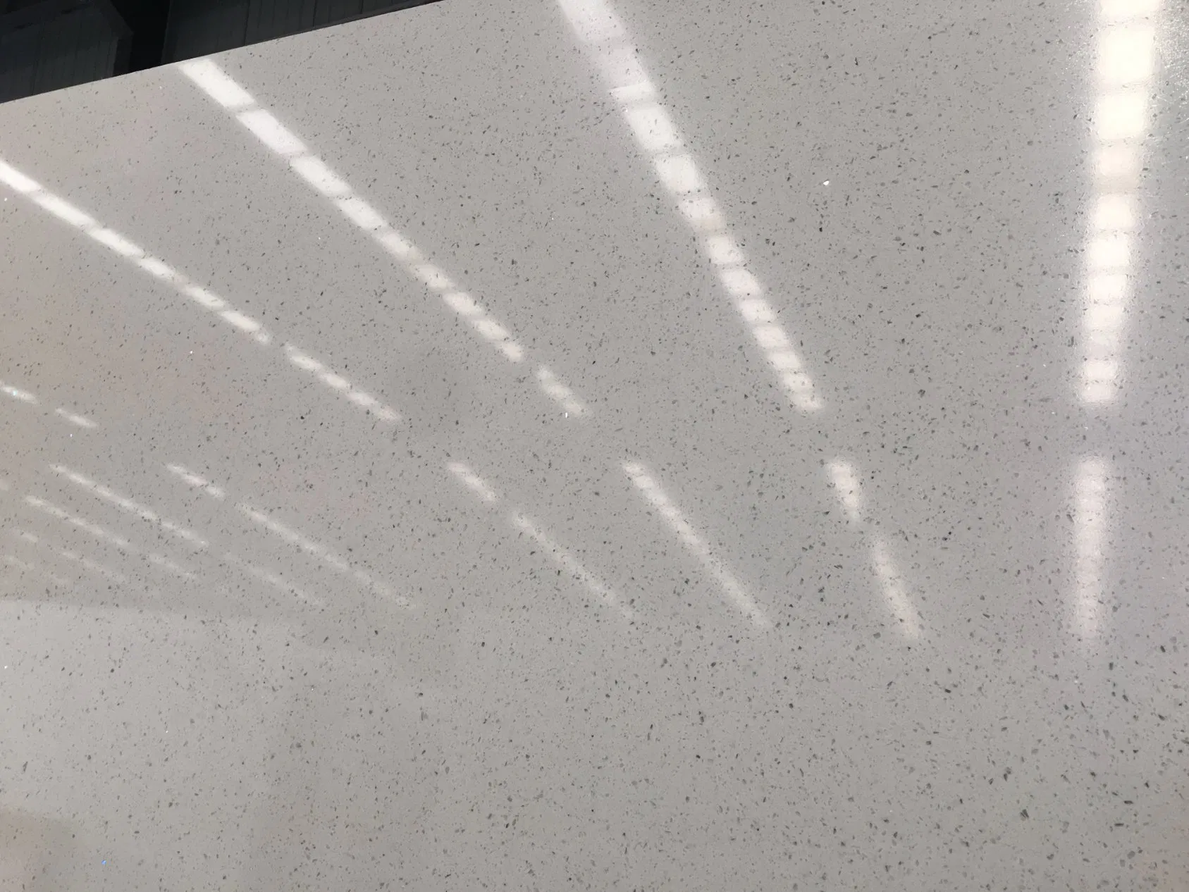 White/Grey/Black Polished Cultured Marble Stone Slab