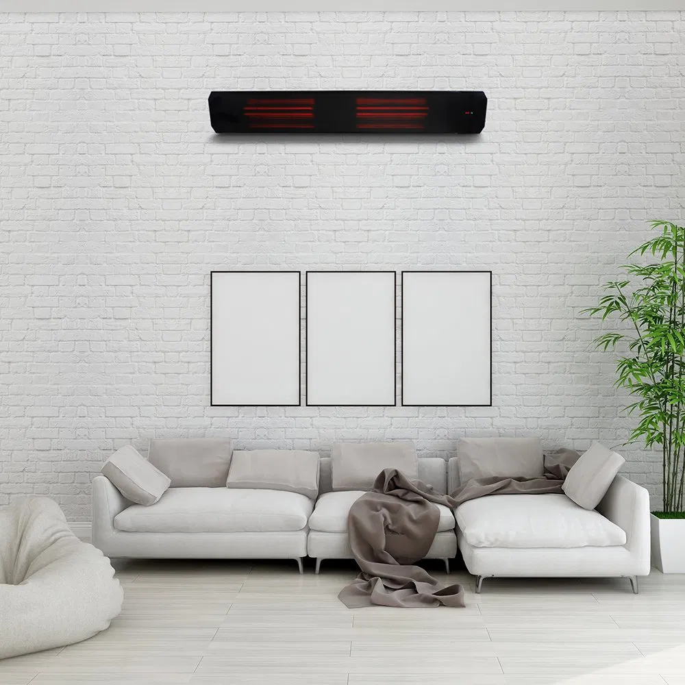 2200W Wholesale Overheat Protection Infrared Wall-Mounted Scott Glass Panel Electric Room Heater