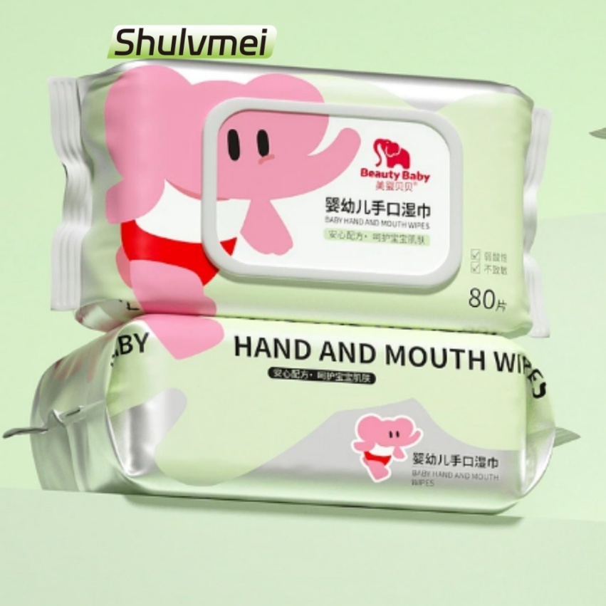 Free Samples Hot Sales 100% Biodegradable Baby S Wet Wipes 80 PCS Unscented Eco-Friendly Healthy and Safe Wipes