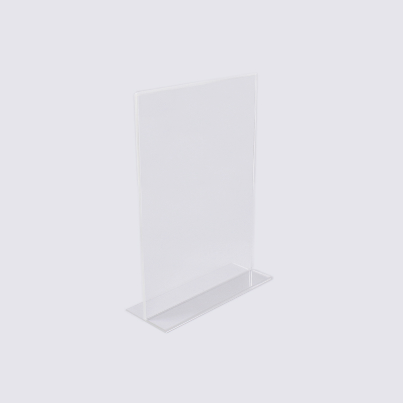Custom A4 A5 8.5X11 Clear Acrylic Price Menu Sign Holder