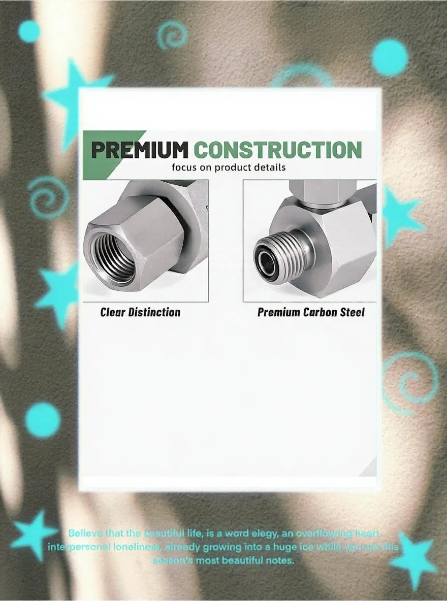 Гидравлический тройник 3/8"X1/2" NPSM/SAE/JIC Huaj