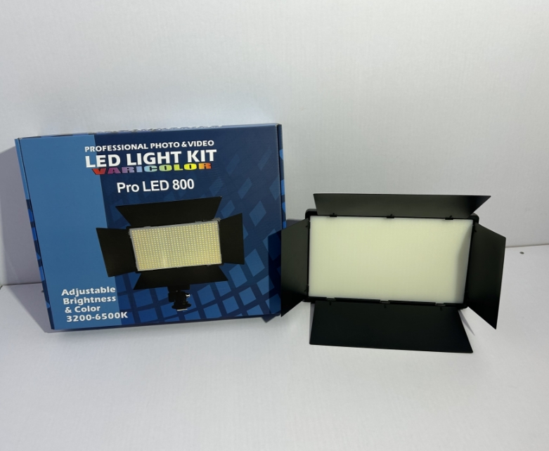Photography Lighting LED Video Light with Remote 50W 3200K-6500K Dimmable Panel Light for Live Streaming/Wedding Shooting/Video Recording/Studio/Film