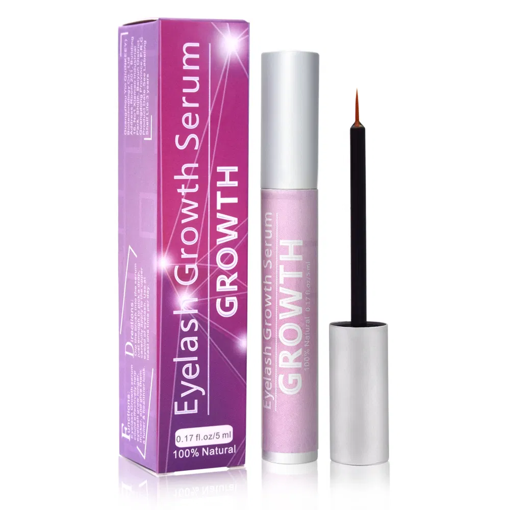 Wholesale Custom Organic Natural Eyebrow Eye Brow Grow Liquid Lash Boost Enhancer Growth Serum Private Label Eyelash Serum