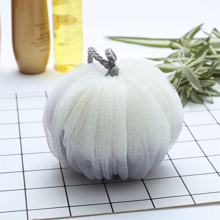 Sofe Natural Body Scrubber Mesh Shower Bath Balls Sponge Loofah Bath Sponge Body for Exfoliating Custom Logo