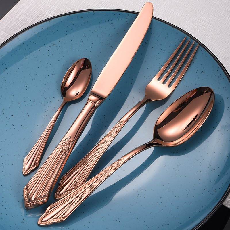Stainless Steel Cutlery Set Royal Aristocratic High-Grade Forged Cutlery