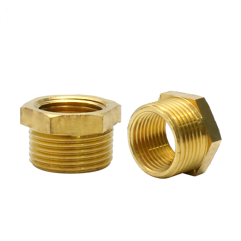 Brass Hose Fitting Hex Reducer M/F 1/8" 1/4" 3/8" 1/2" 3/4" Bsp Male Female Change Coupler Connector Adapter Bushing