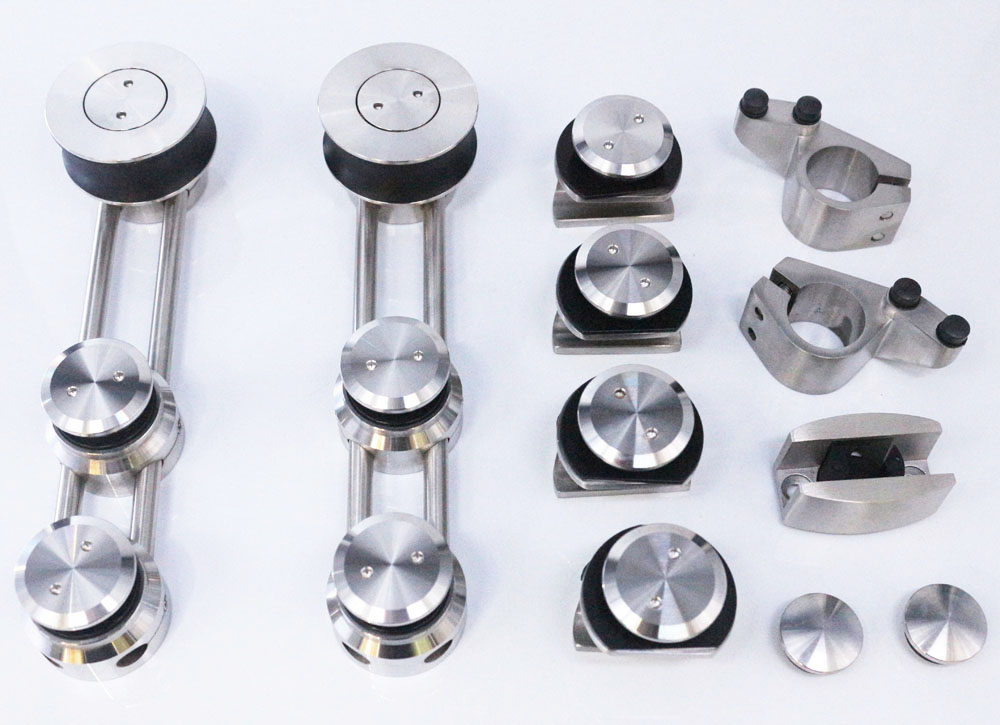 Frameless Stainless Steel 304 Sliding Shower Shower Cubicle Accessories Sliding Door Roller Hardware Accessories