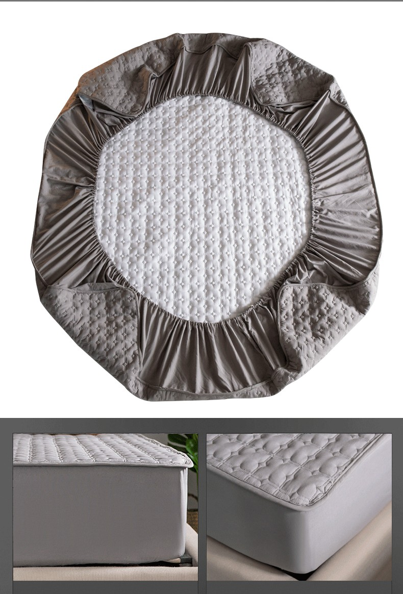 Classic Hotel White Sheet Set Home Top Sheet Cotton Bedding Fitted Sheet