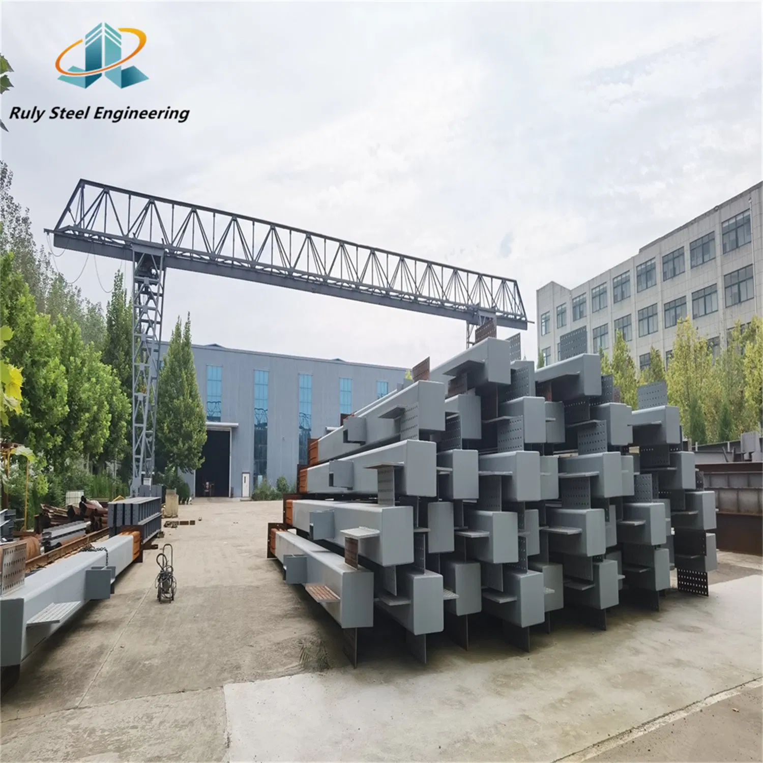Prefabricated Steel Metal Construction Building Warehouse Steel Column