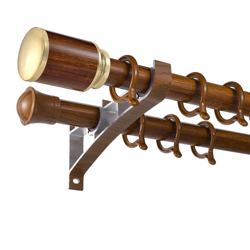 Wholesale Cheapest Aluminum Alloy Curtain Rod Fashion Curtain Rods Curtain Pole Rod 28mm