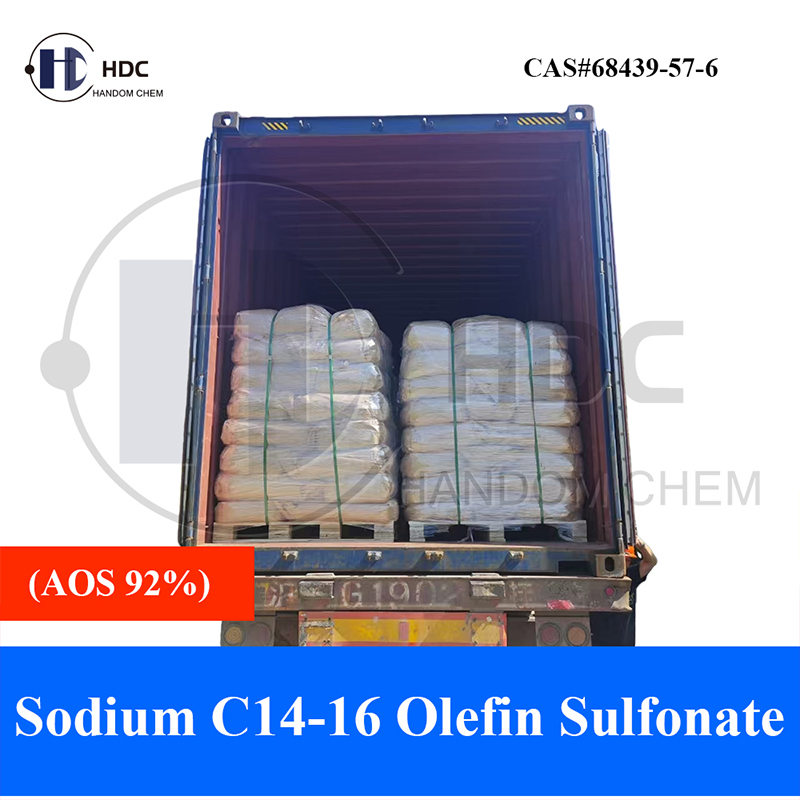 China Professional Aos 92% Manufacturer Sales Sodium C14-16 Olefin Sulfonate for Industrial Applications