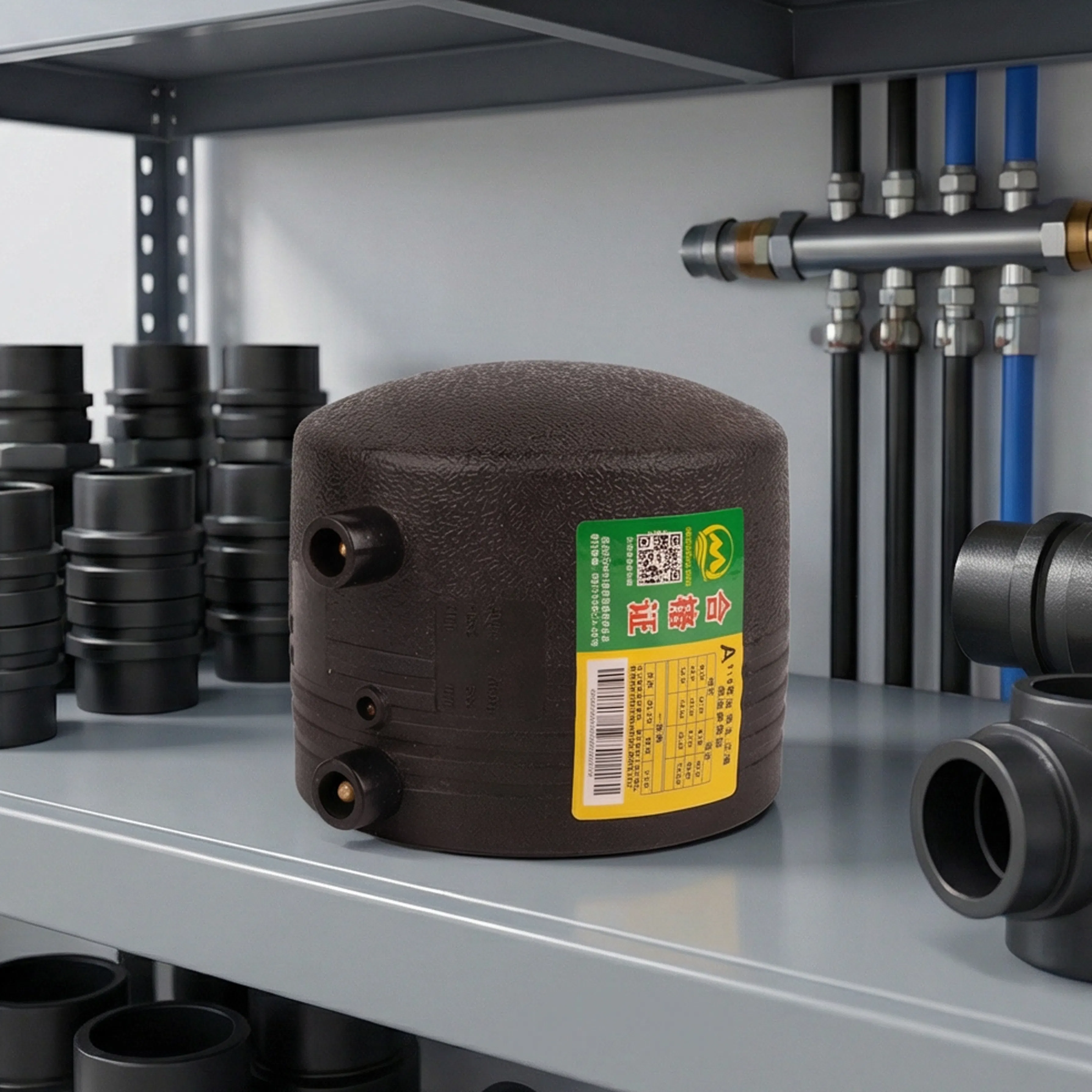 HDPE Pipe Fitting Electrofusion Fitting 315mm Electrofusion End Cap