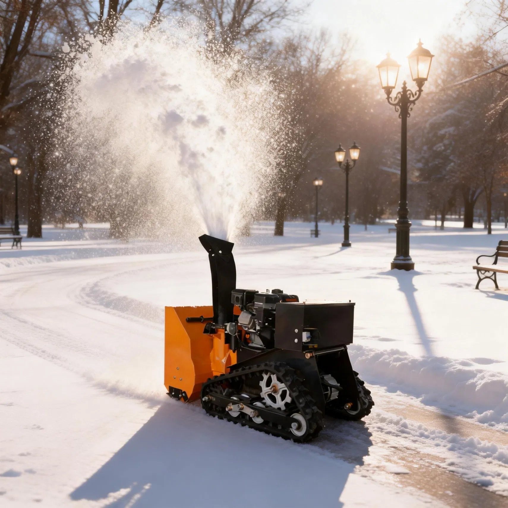 All-Power Snow Blower: Gasoline, Electric, and Highly Maneuverable