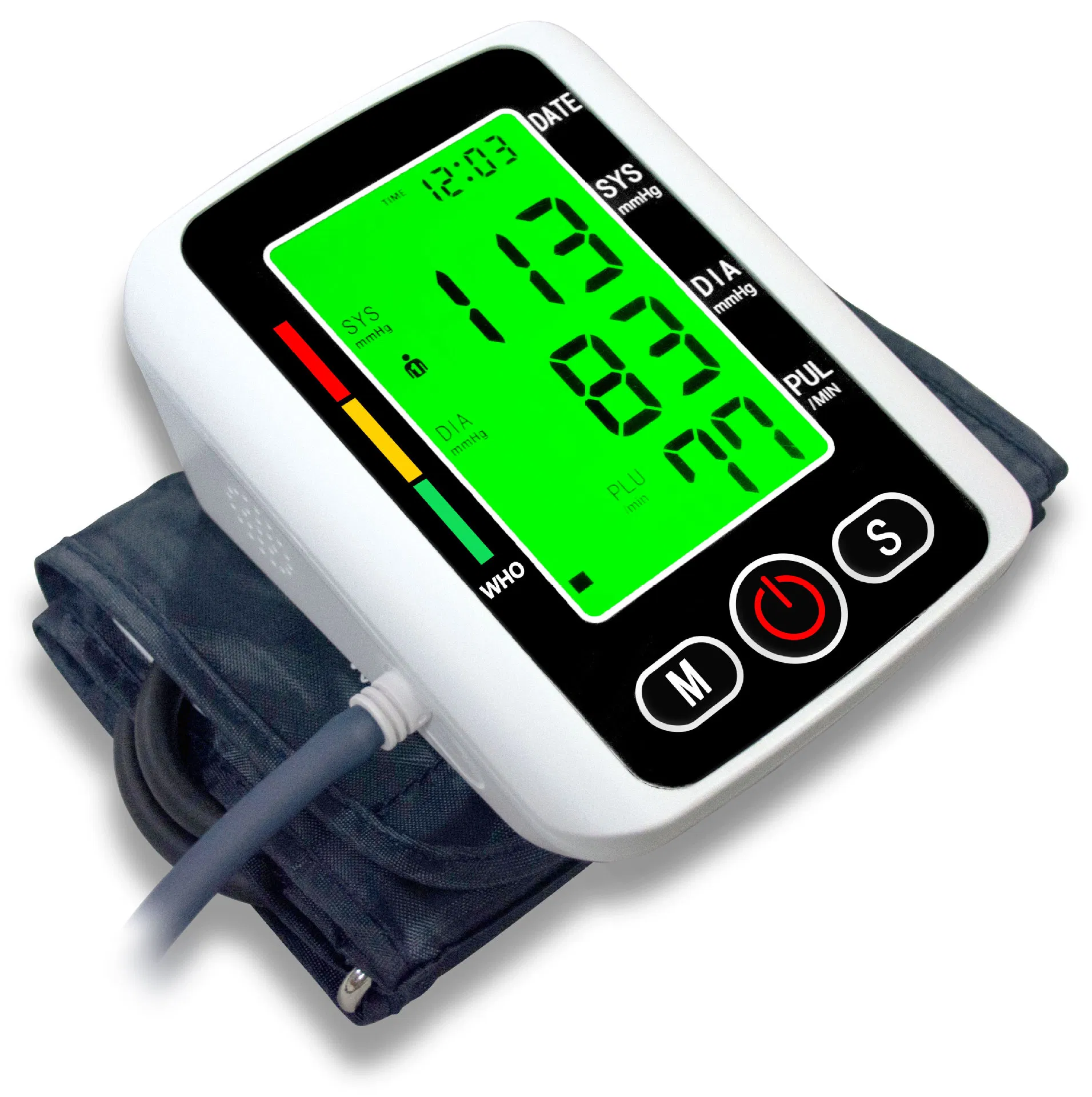 Blood Pressure Monitor Cuff Medical Device Sphygmomanometer Armband Digital