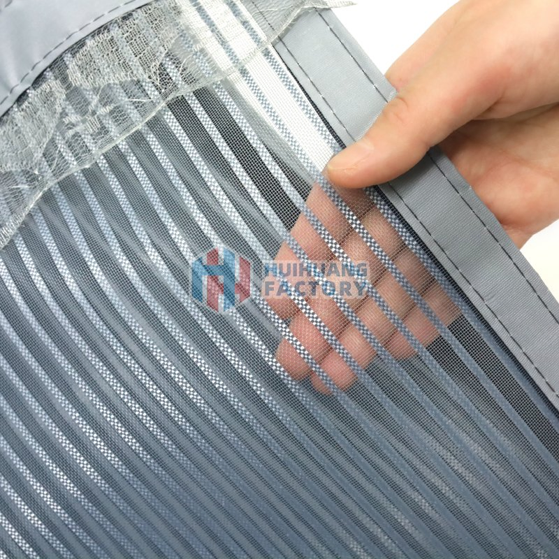 Enhanced Magnetic Door Curtain for Insect Protection and Easy Access