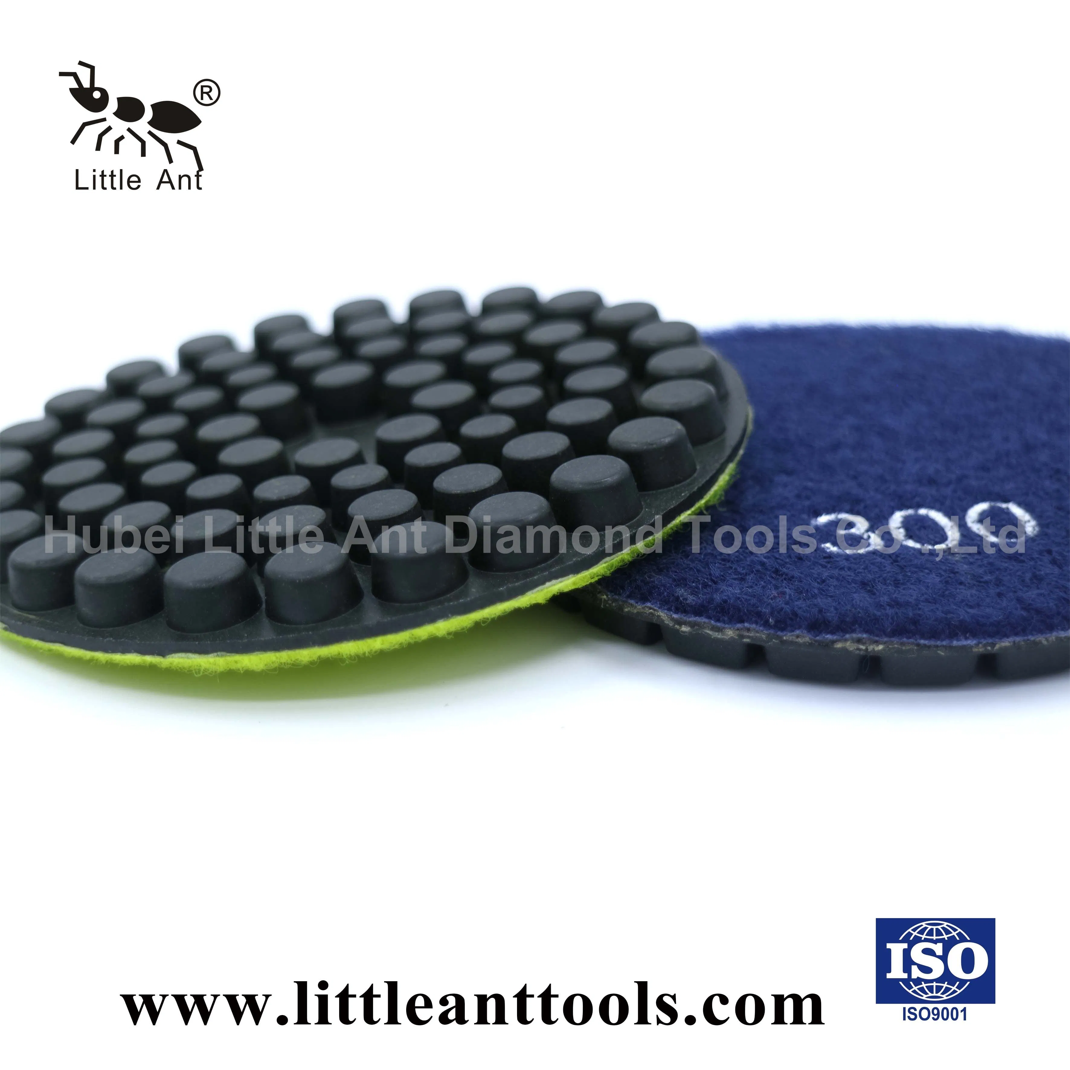4 Inch Dots Pattern Hard Concrete Polishing Pad Dry and Wet Grinding