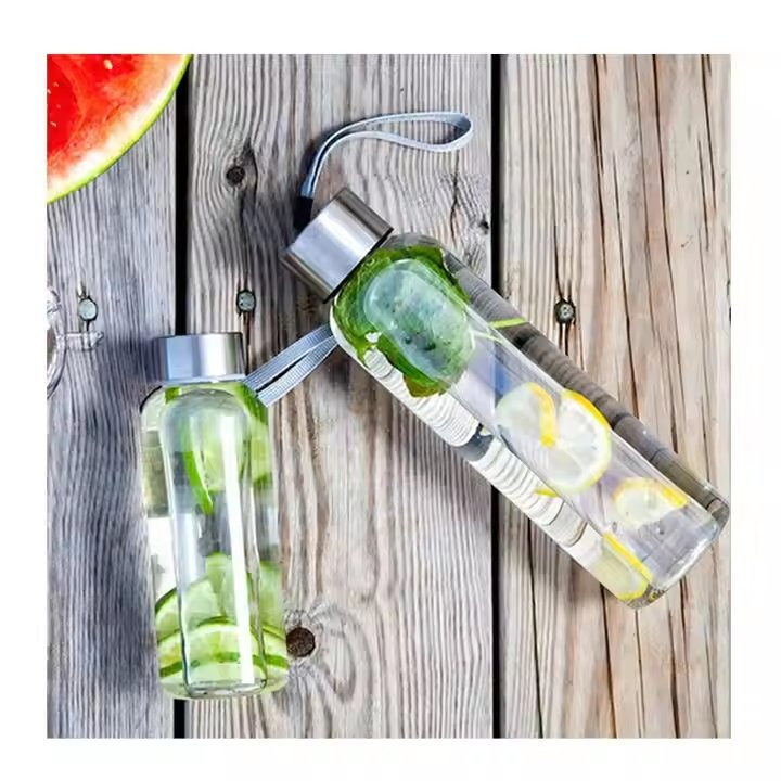 Эко-бутылка для воды 500 мл с логотипом, BPA Free