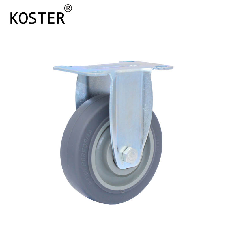 100kg Industry Trolley TPR Polyurethane Plastic Castor Wheel