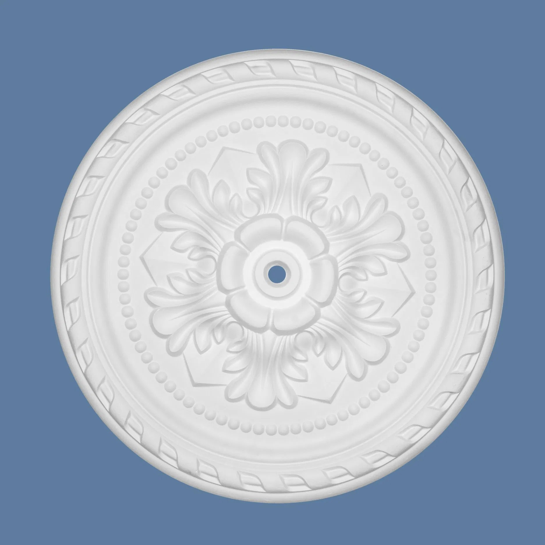 EPS White Rosette Designs Moulding Round Mould Make Home Warm and Cozy