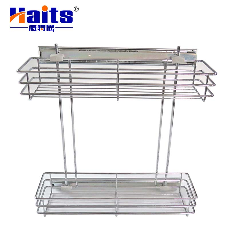 Furniture Fittings Hardware 2 Layers Kitchen Pull out Basket Manufacturers