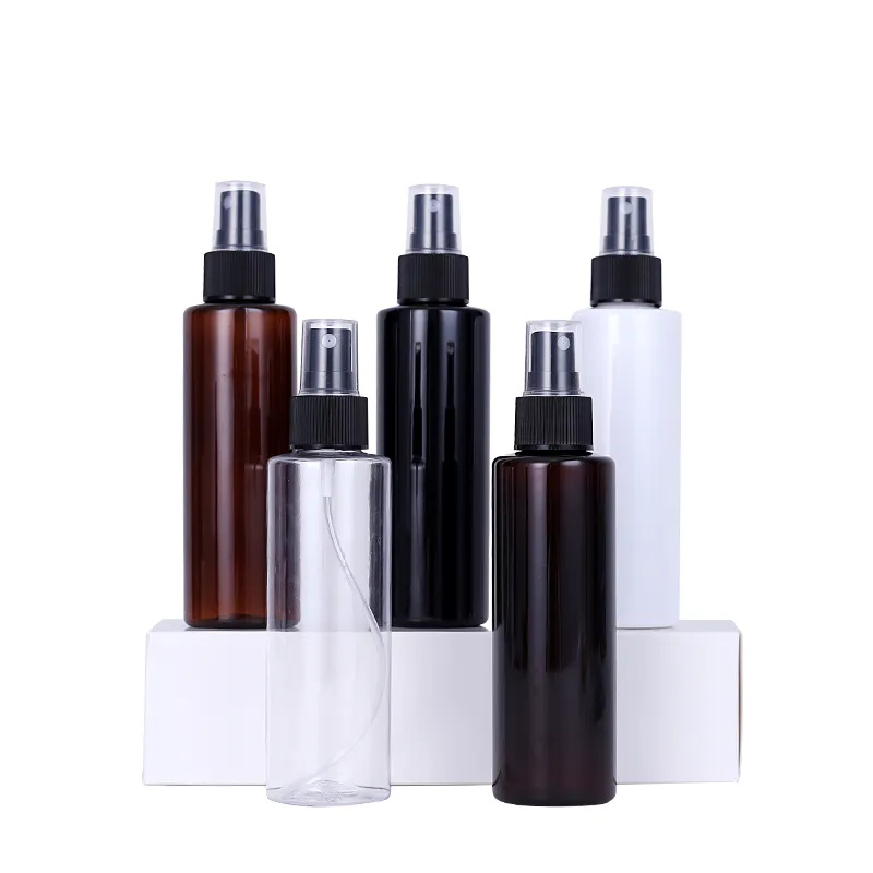 Empty Fine Mist Pet White Clear Plastic Spray Bottle for Cosmetic Packaging