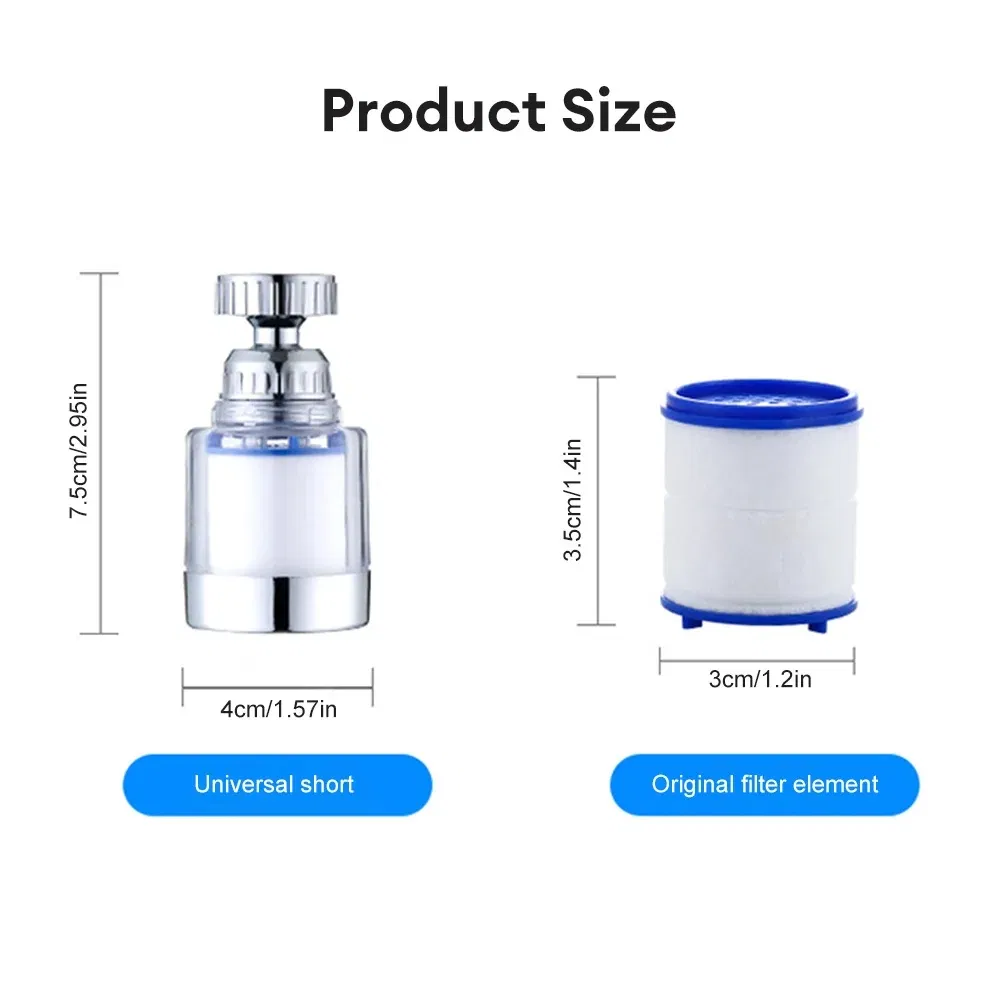 Plastic Faucet Water Filter, Kitchen Tap Filtration for Home Kitchen Bat