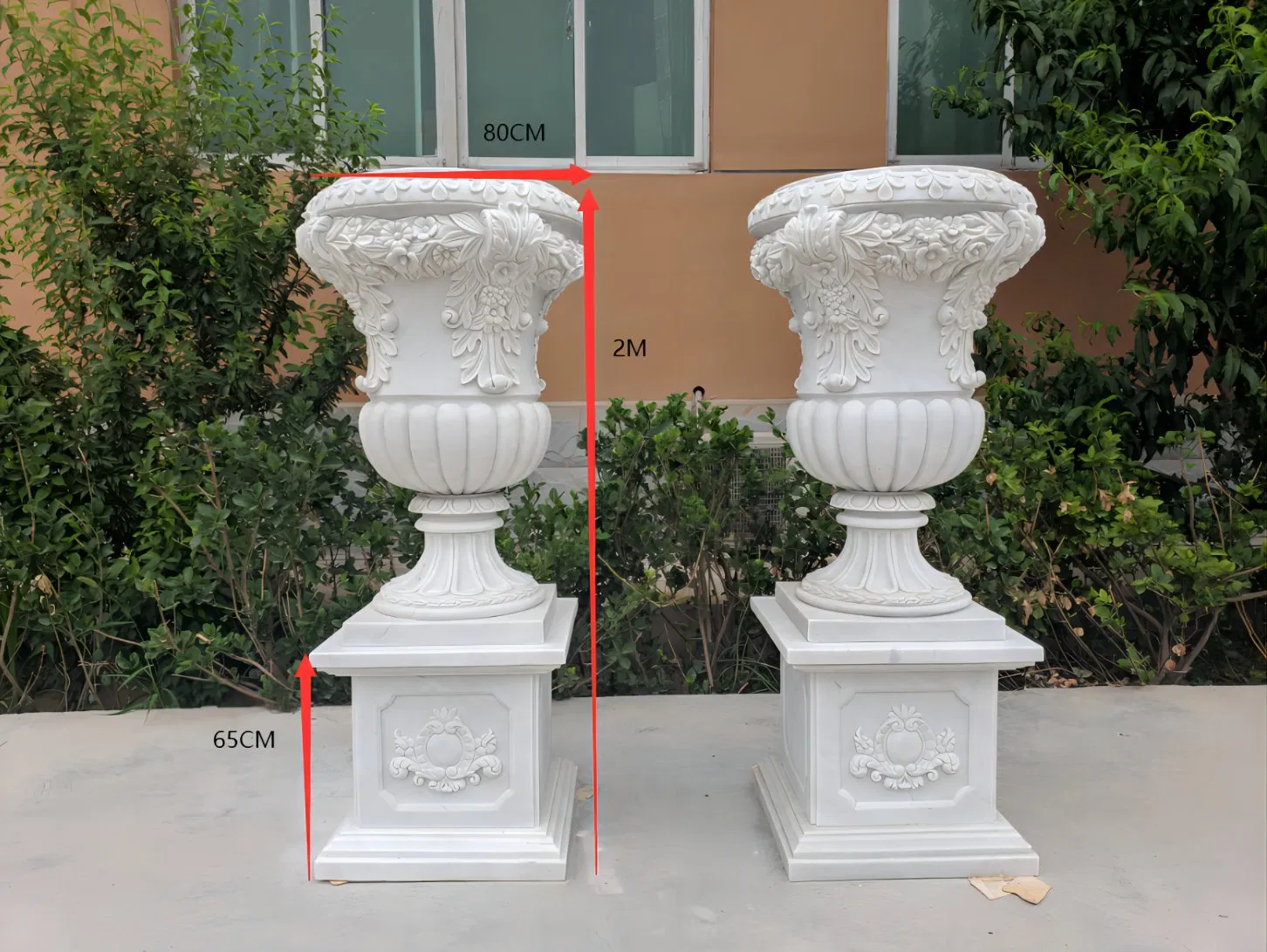 Natural Garden Stone Planter&White Marble &Granite Stone Flower Pot