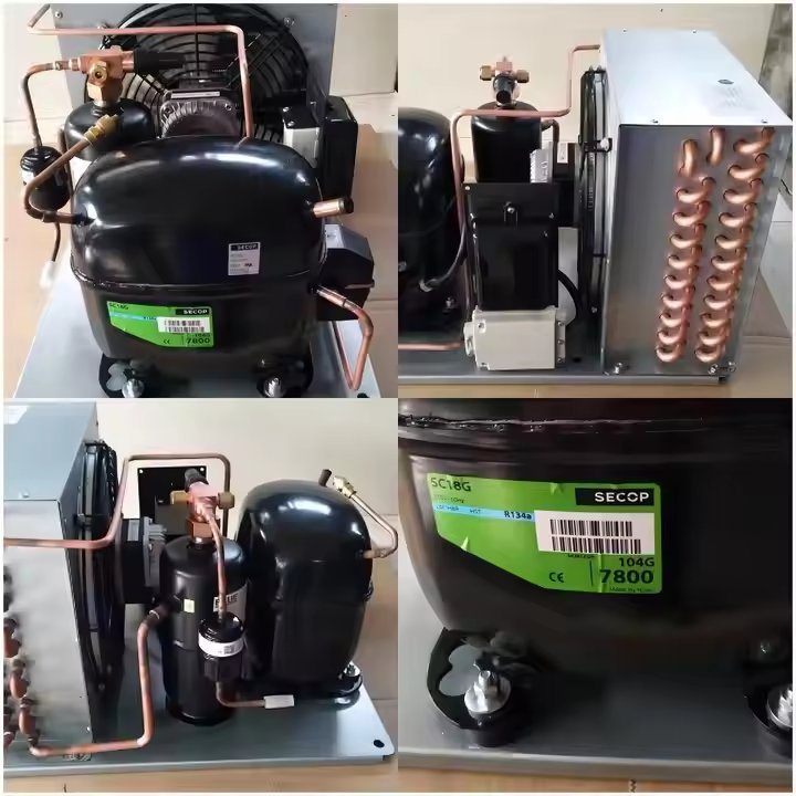 Customized Small Air Cooled Compressor Condenser Condensing Units for Refrigerator Parts