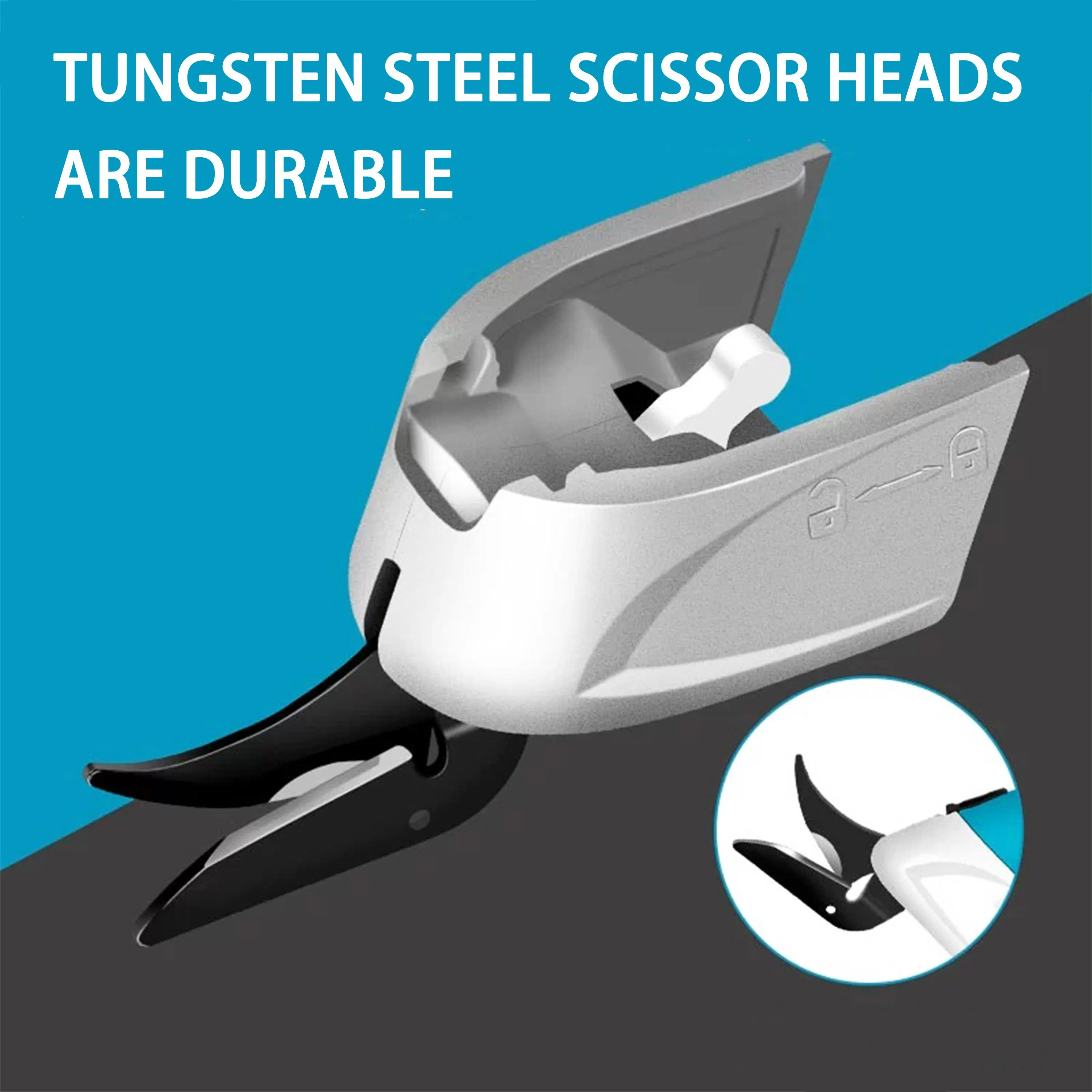 Электрические ножницы Wosai для ткани и кожи