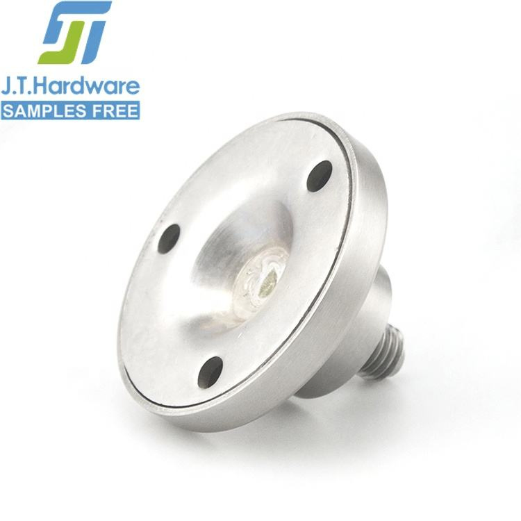 Jthardware Factory Direct Sale 304 Stainless Steel Wall Mounted Toilet Partition Fittings Cubicle Fixing Holder Brackets Tube Support