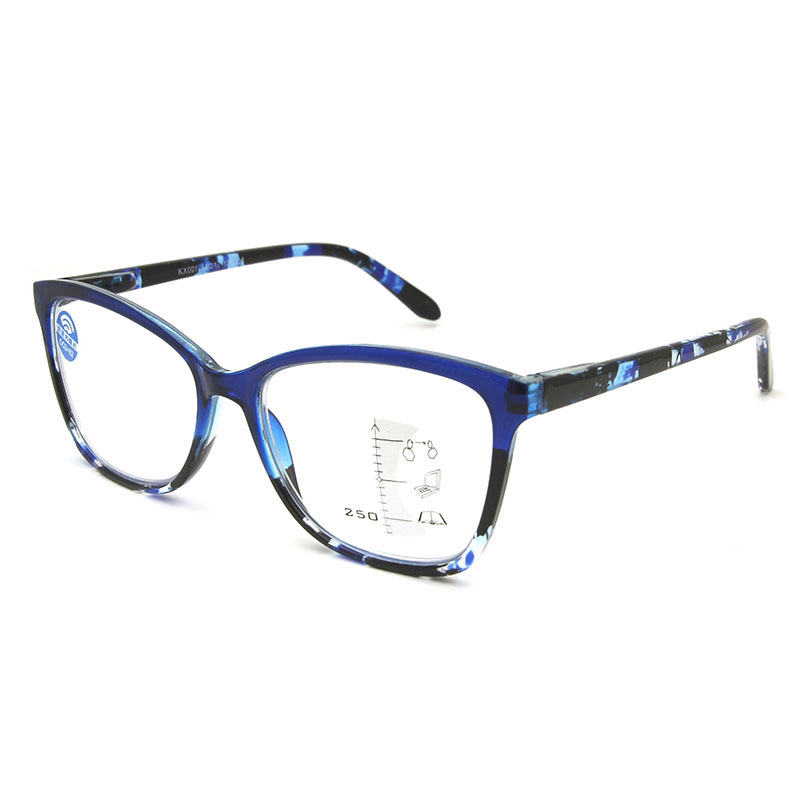 Ready Stock Cp Material Presbyopic Bifocal Multifocal Glasses for Reading Anti Blue Ray Progressive Reading Glasses