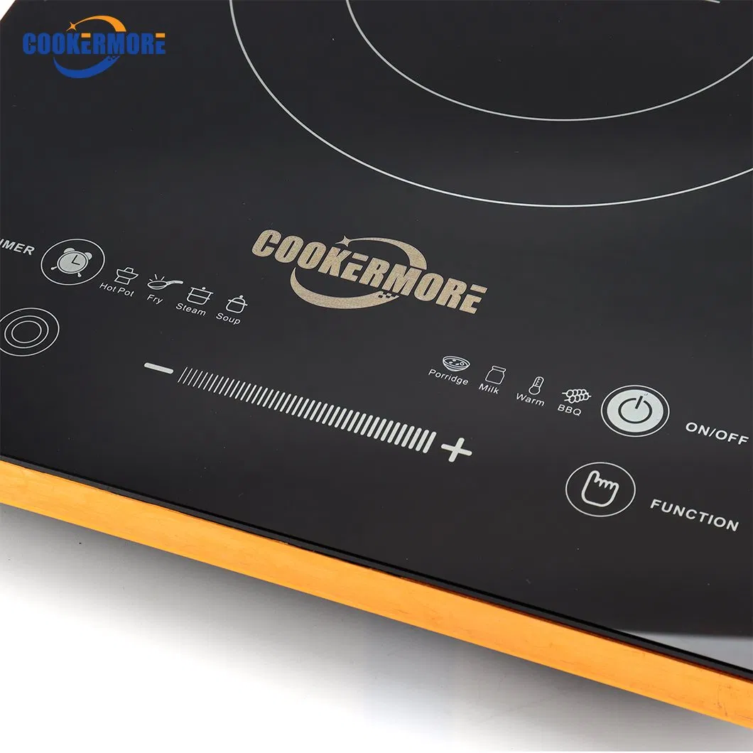 China Factory 110V 220V Infrared Cooker Easy Cook Electric Portable 2000W Induction Cooker Minimalist SKD