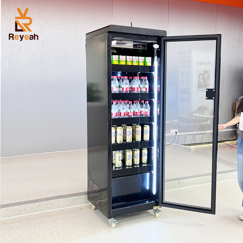Ai Visual Technology Base Smart Fridge Vending Machine for Foods and Drinks Vending Machine with Camera and Payment System