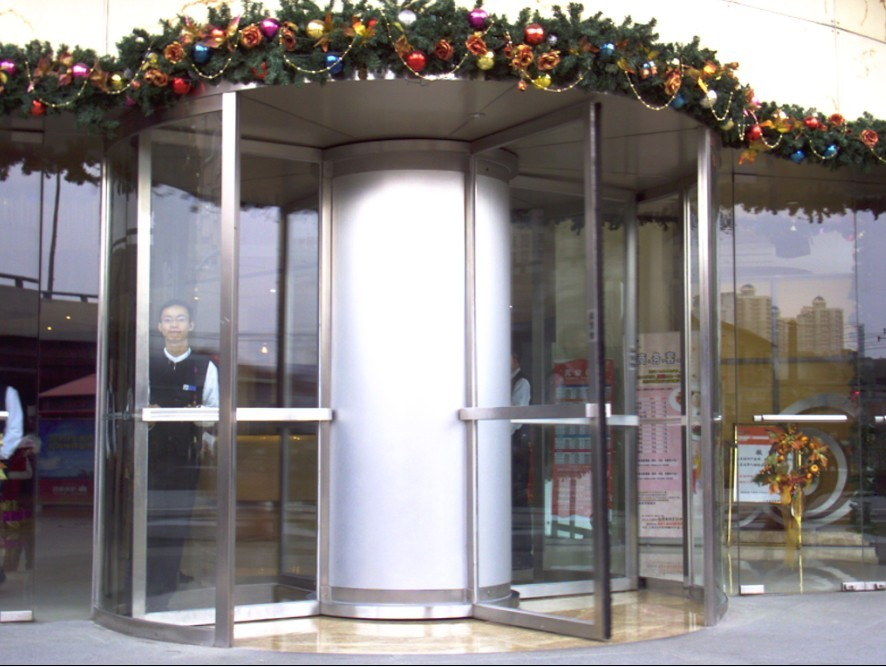 Factory Direct High Quality 2 3 4 Wings Manual Glass Automatic Revolving Door for Airport