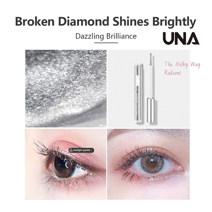 Hot Selling Magic Mascara De Halloween Waterproof Long Lasting Thick Curling Lengthen Sparkle Glitter Makeup Eyelashes Mascara