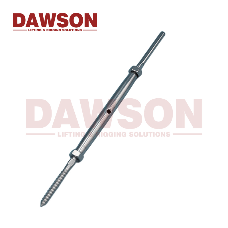 Stainless Steel T316 Rigging Screw with Swage Hardware and Dowel Screw Turnbuckle