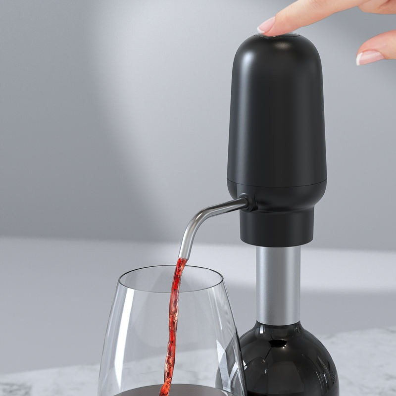 Type-C Rechargeable Electric Wine Aerator Automatic Pourer Dispenser