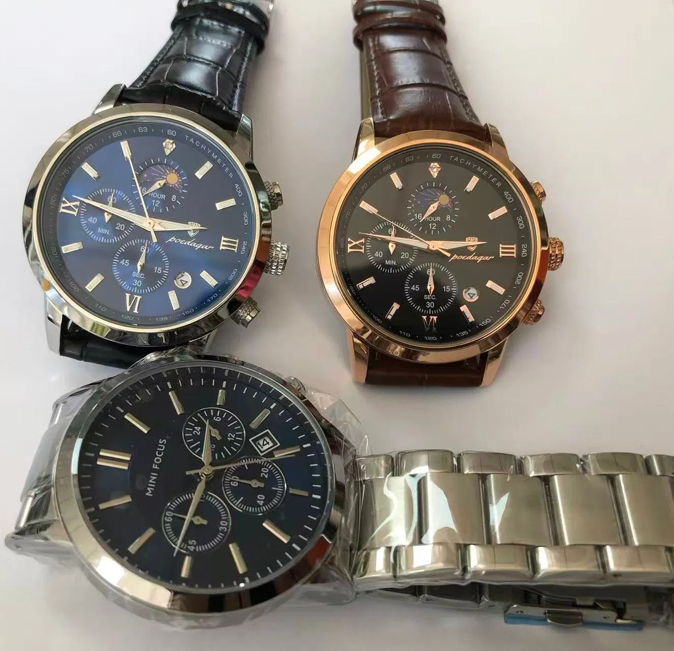 Customized Stainless Steel Mechanical Mens Watches for Gift