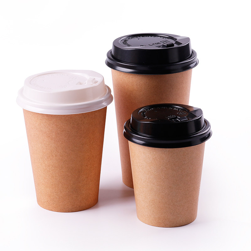 12 Oz Disposable Single Wall Paper Cup for Hot Coffee Drink