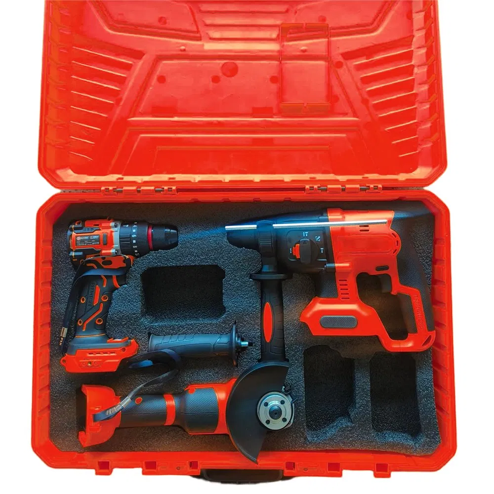 Glgw 21V Brushless Drill Set 3/4 in 1 Battery Power Cordless Tools Combo Set with Battery Kit Combo