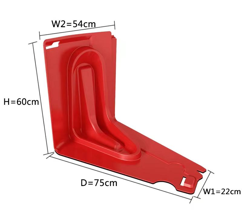 Easy to Install ABS Flood Control Boxwall Barrier Flood Fighting Products