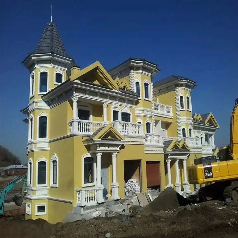 Environmental Materia Smarthouse MGO Board Prefab Light Steel Villa House for Labor Apartment